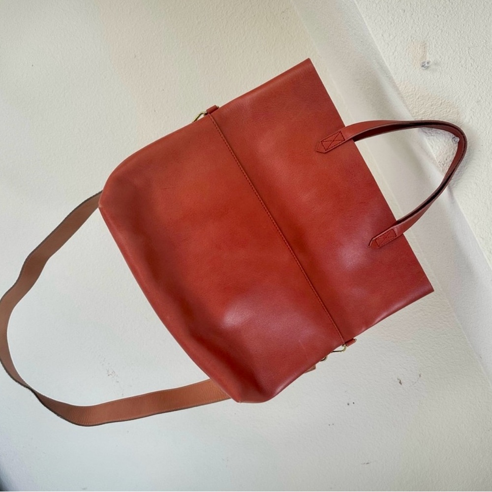 BNWT Madewell The Dylan Foldover Transport Tote - Picture 14 of 15